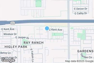 Map image of the property - 1300 S Loback Ln