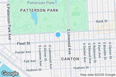 Map image of the property - 518 S Kenwood Ave