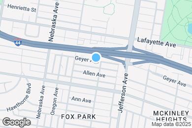 Map image of the property - 2710 Geyer Ave