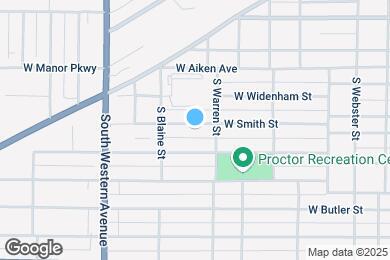 Map image of the property - 1614 W Smith St