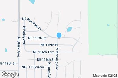 Map image of the property - 11627 N Manning Ave