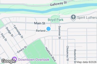 Map image of the property - 1043 Barland St