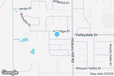 Map image of the property - 5848 Hickory Shadow Ln
