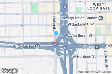 Map image of the property - 791 W Van Buren St