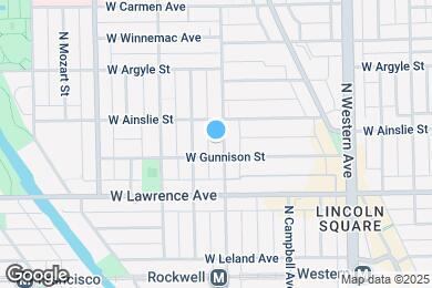Map image of the property - 4850 N Rockwell St