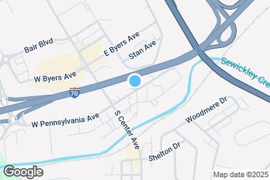 Map image of the property - 131 E Pennsylvania Ave