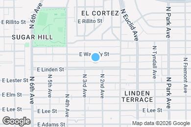Map image of the property - 525 E Linden St
