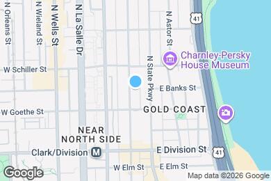 Map image of the property - 1329 N Dearborn St