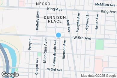 Map image of the property - 341 W 5th Ave