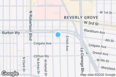 Map image of the property - 423 S Sherbourne