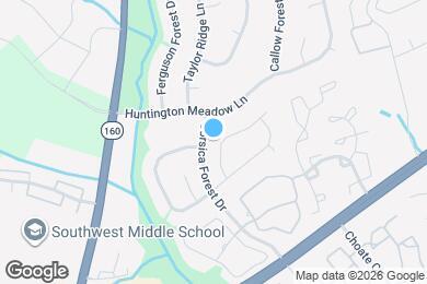 Map image of the property - 13529 Armour Ridge Dr