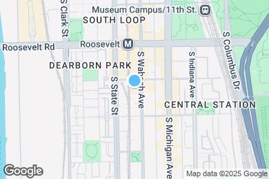 Map image of the property - 1312 S WABASH Ave