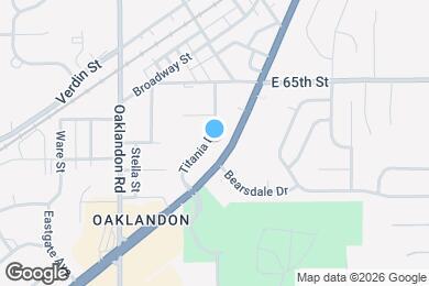 Map image of the property - 6439 Titania Dr