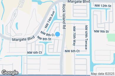 Map image of the property - 7215 NW 8th St