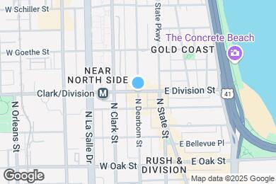 Map image of the property - 1201 N Dearborn St