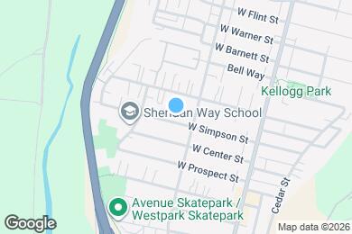 Map image of the property - 257 W Simpson St