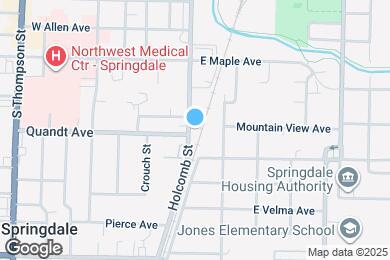 Map image of the property - 617 Holcomb St