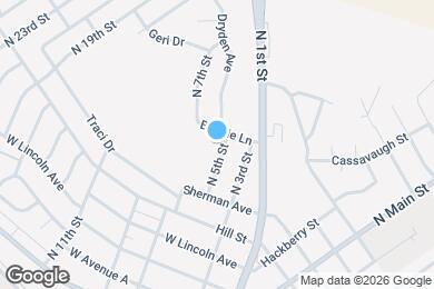 Map image of the property - 811 N 5th St
