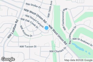 Map image of the property - 16586 NW Desert Canyon Dr