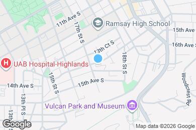 Map image of the property - 1703 14th Ave S