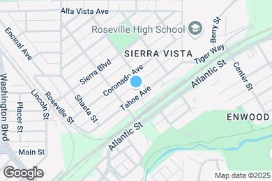 Map image of the property - 321 Tahoe Ave
