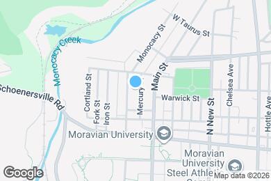 Map image of the property - 1446 Monocacy St