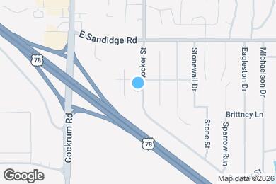 Map image of the property - 5825 Blocker St