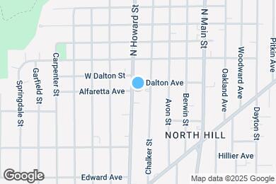 Map image of the property - 887 N Howard St