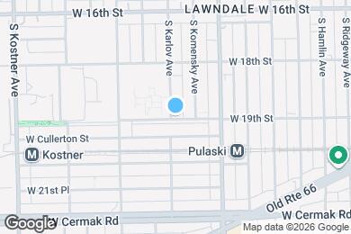 Map image of the property - 1863 S Karlov Ave