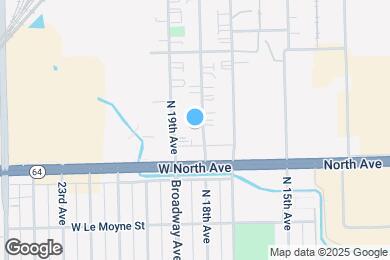 Map image of the property - 1922 N 18th Ave