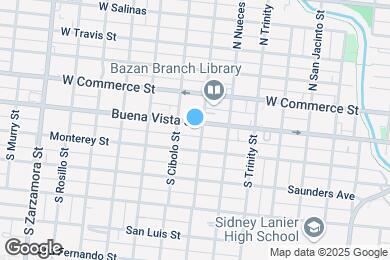 Map image of the property - 207 S Sabinas St