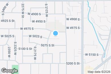 Map image of the property - 2080 W 5025 S