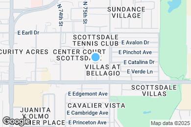 Map image of the property - 7510 E Thomas Rd