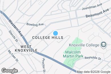 Map image of the property - 2105 Major Ave