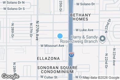 Map image of the property - 2527 W Marshall Ave