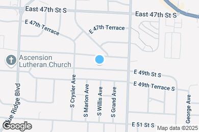 Map image of the property - 12518 E 49th St S