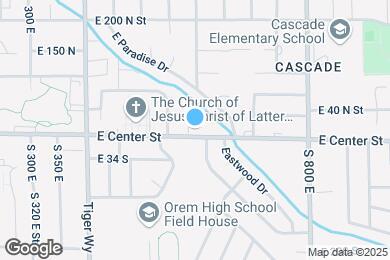 Map image of the property - 595 E Center St