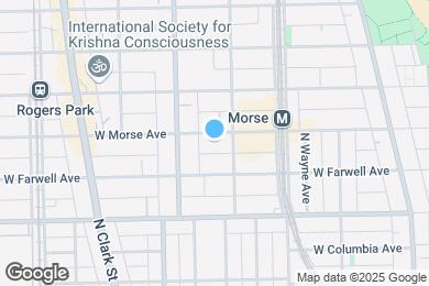 Map image of the property - 1515 W Morse Ave