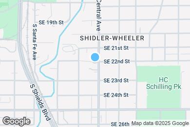 Map image of the property - 2301 S Central Ave