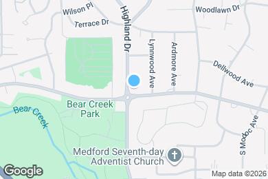 Map image of the property - 1801 Siskiyou Blvd