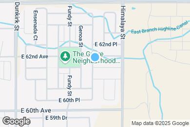 Map image of the property - 19909 E 61st Dr