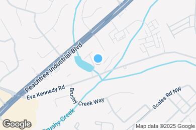 Map image of the property - Hayloft Cottages Suwanee