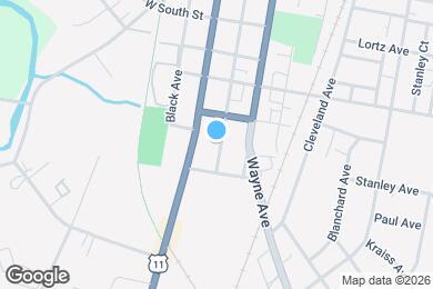 Map image of the property - 745 Fairground Ave