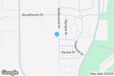 Map image of the property - 2104 Bridlewood Dr