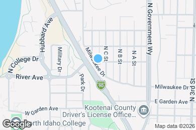 Map image of the property - 519 W Milwaukee Dr