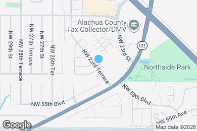 Map image of the property - 5811 NW 23rd Terrace