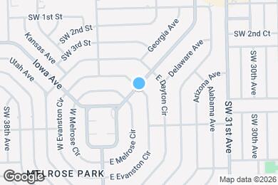 Map image of the property - 410 Florida Ave
