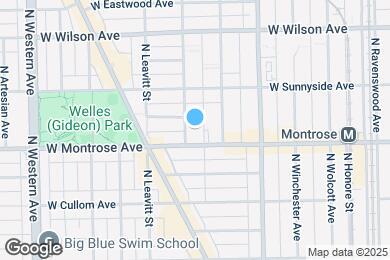 Map image of the property - 4415 N Hamilton Ave