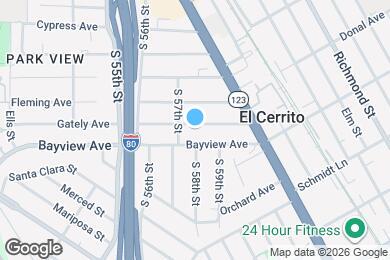 Map image of the property - 5728 Alameda Ave
