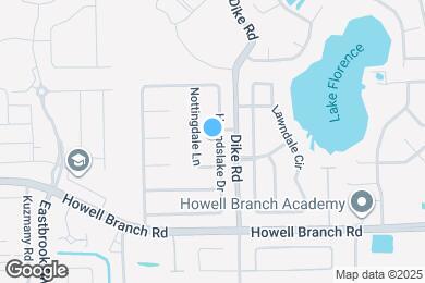 Map image of the property - 2045 Houndslake Dr